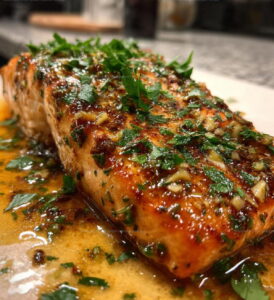 Honey Lime Garlic Butter Baked Salmon Recipe
