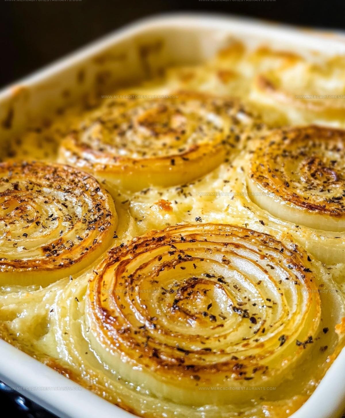 Roasted Parmesan Creamed Onions Recipe