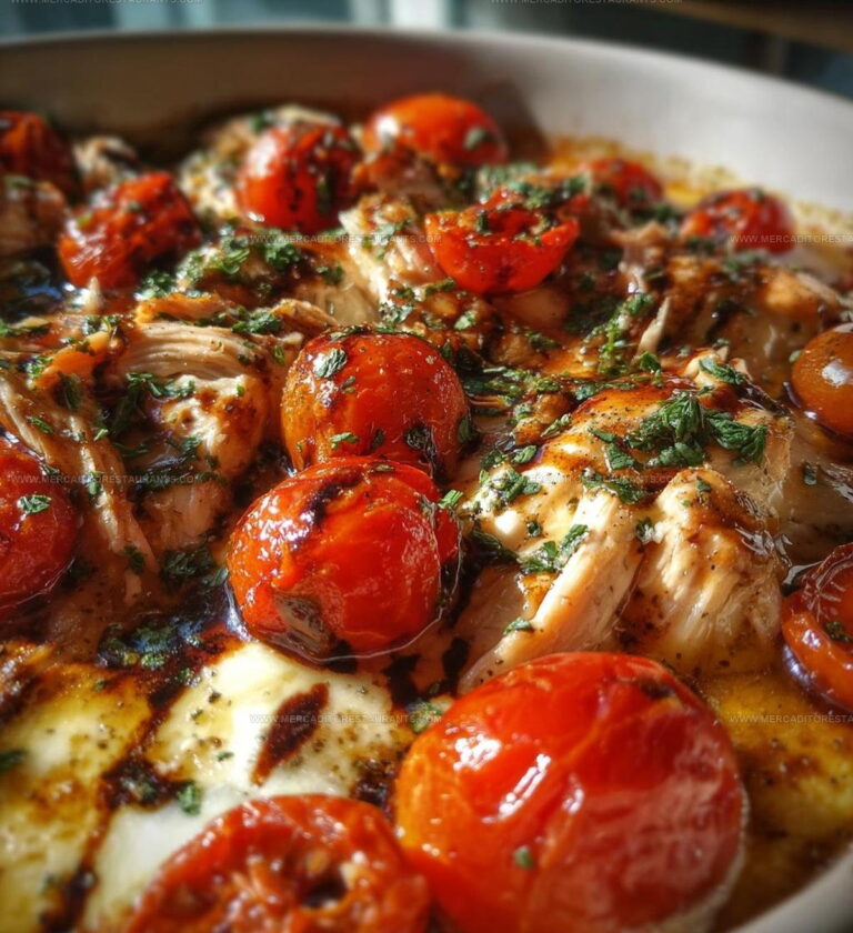 Mediterranean Caprese Chicken Casserole Recipe