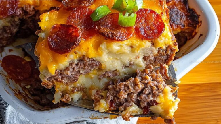 Comfort Style Loaded Meatloaf Casserole Recipe
