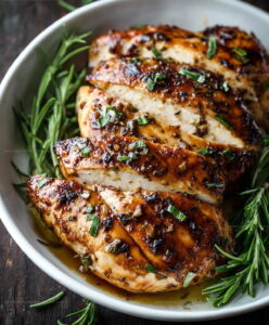 Sweet Tangy Balsamic Glazed Chicken Breast Recipe