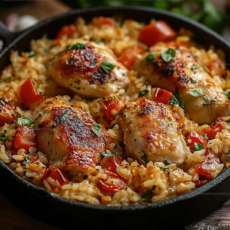 Baked Italian Chicken & Rice Casserole Recipe
