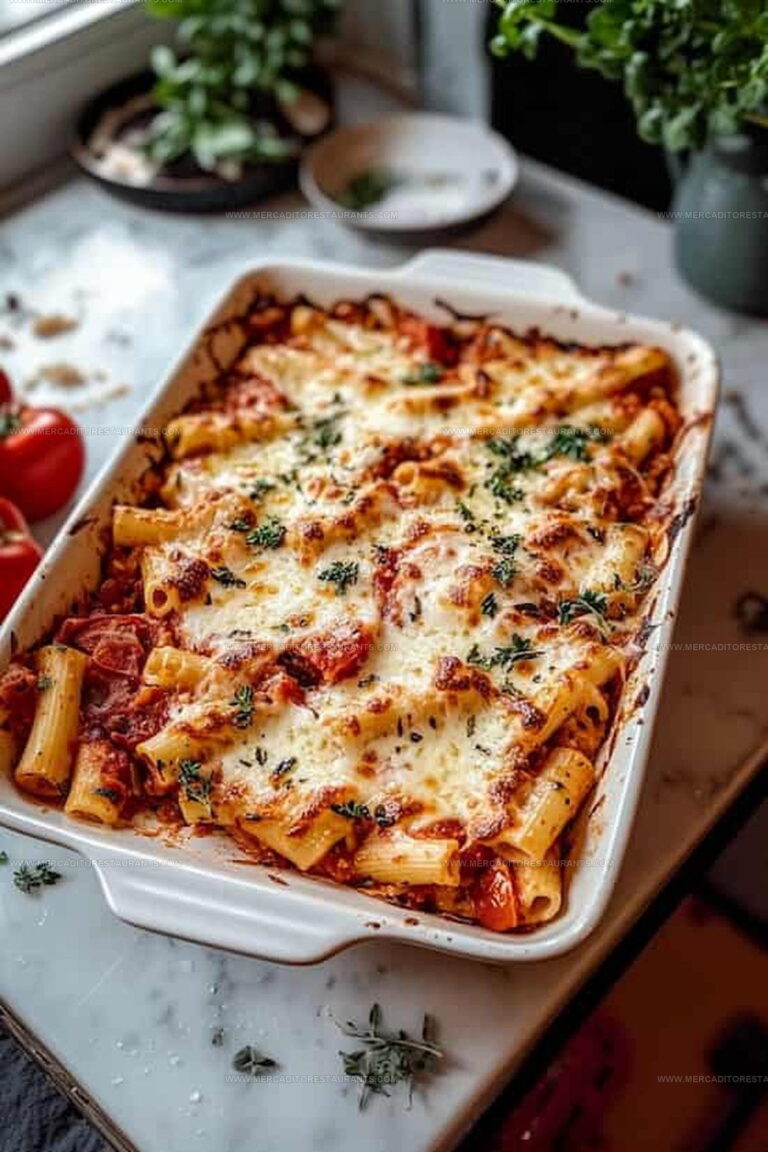 Tomato Mozzarella Pasta Bake Recipe