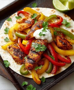 OnePan Sheet Chicken Fajitas Recipe