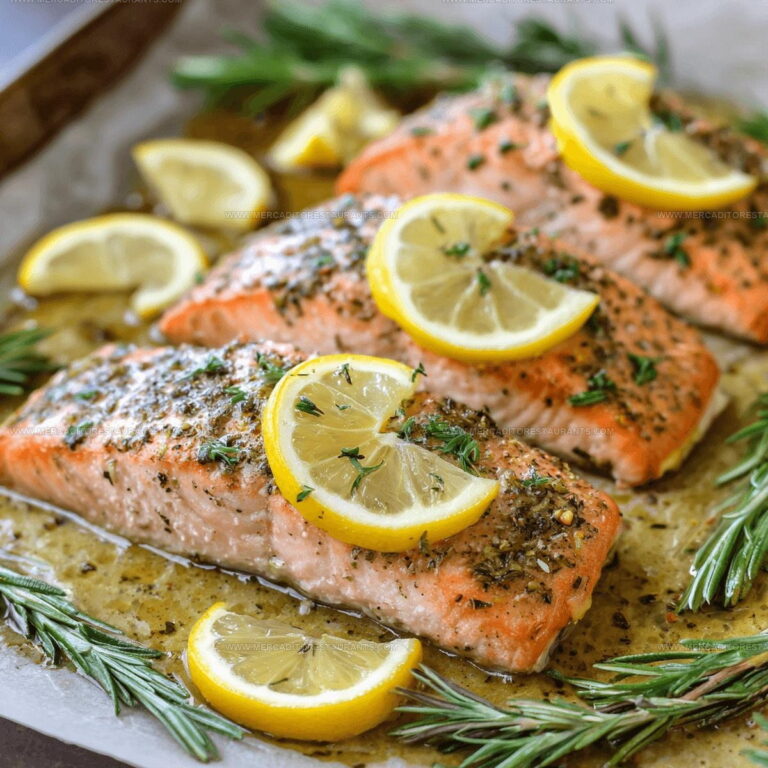 Lemon Herb Baked Salmon Recipe
