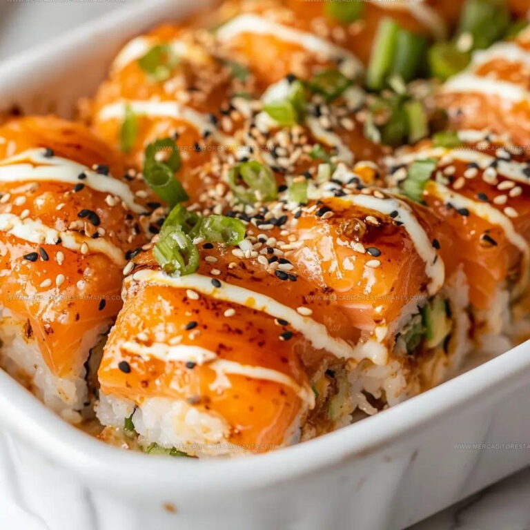 Viral-Style Salmon Sushi Bake Recipe