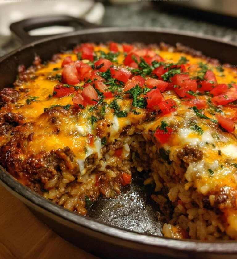 Budget Friendly Hamburger Rice Casserole Recipe