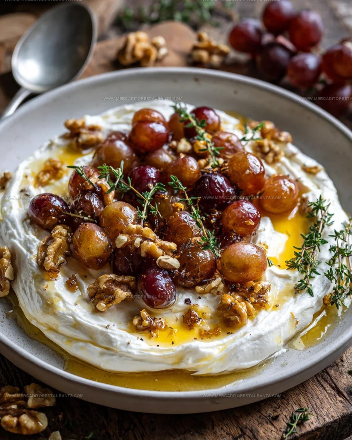 Whipped Feta With Roasted Grapes Recipe