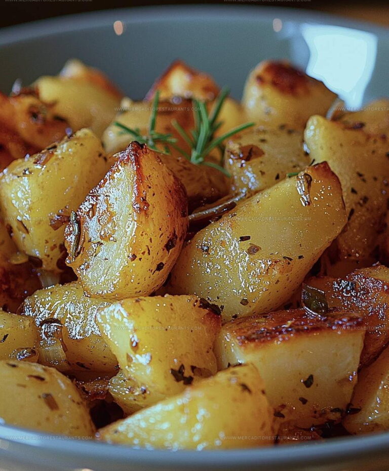 Skillet Style Oven Fried Potatoes Onions Recipe