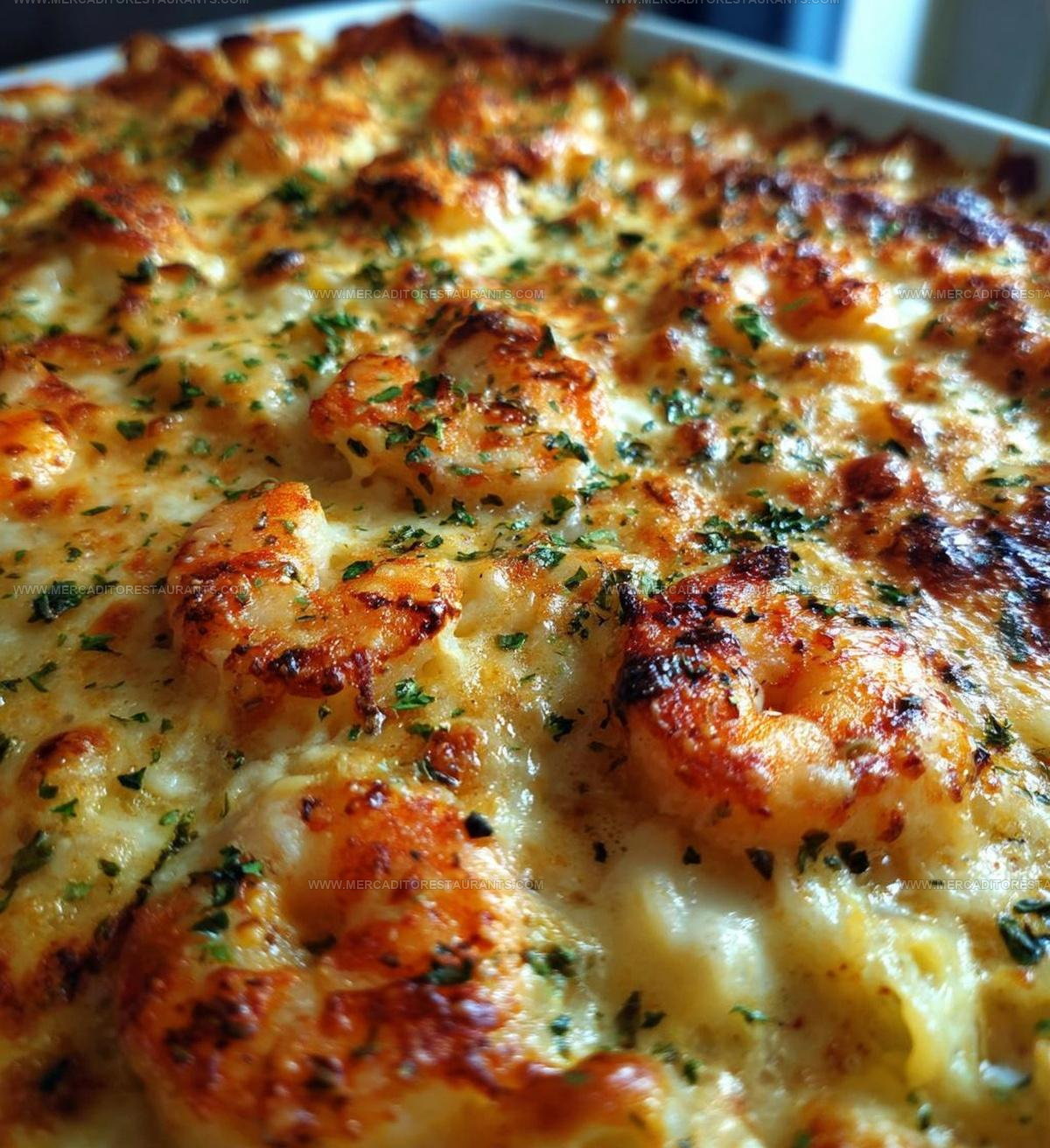 Garlic-Forward Shrimp Scampi Pasta Bake Recipe