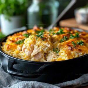 Comfort Style Angel Chicken Rice Casserole Recipe