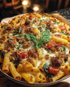 Cream-Rich Tuscan Sausage Pasta Recipe