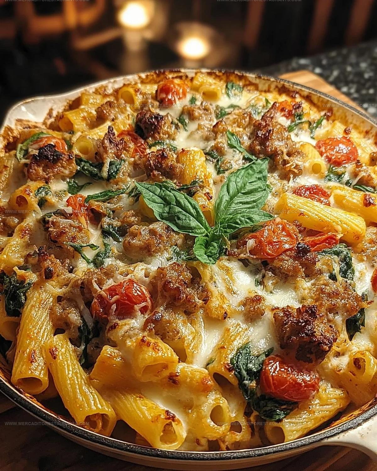 Cream-Rich Tuscan Sausage Pasta Recipe