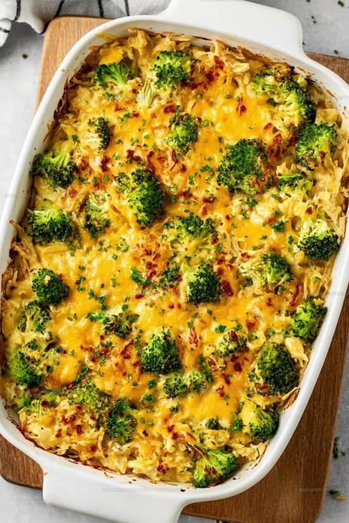 Easy Broccoli Rice Casserole With Cheese Recipe