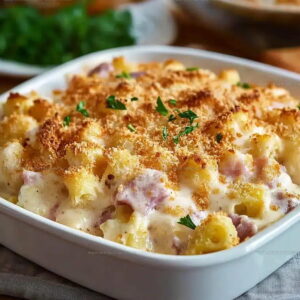 Swiss Inspired Chicken Cordon Bleu Casserole Recipe