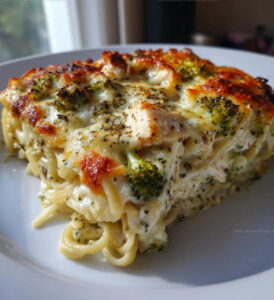 Easy Chicken Alfredo Casserole Recipe