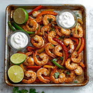 One-Pan Shrimp Fajitas Recipe