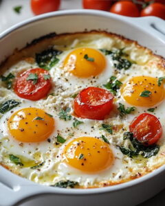 Savory Baked Feta Eggs Recipe
