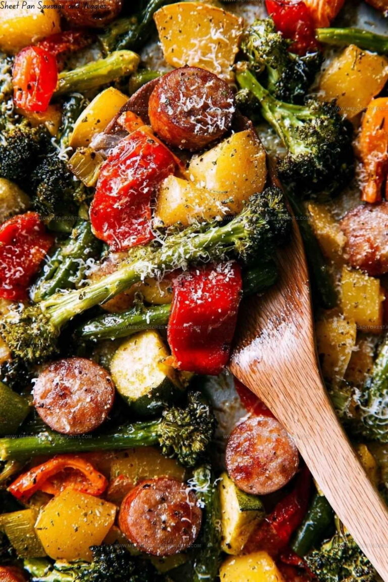Easy Sheet Pan Sausage Veggies Recipe