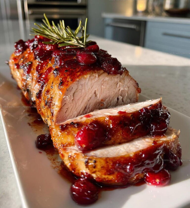 Orange Cranberry Pork Loin Roast Recipe