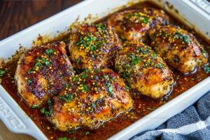 Honey-Dijon Glazed Chicken Recipe