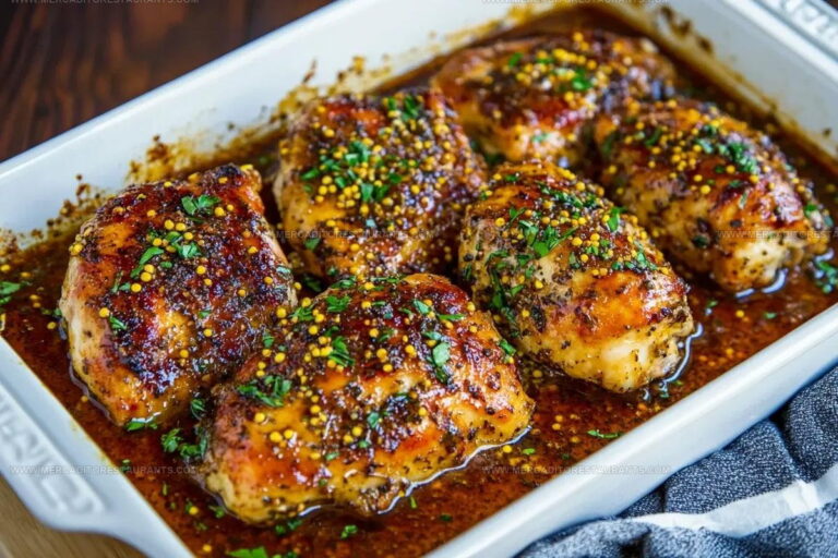Honey-Dijon Glazed Chicken Recipe