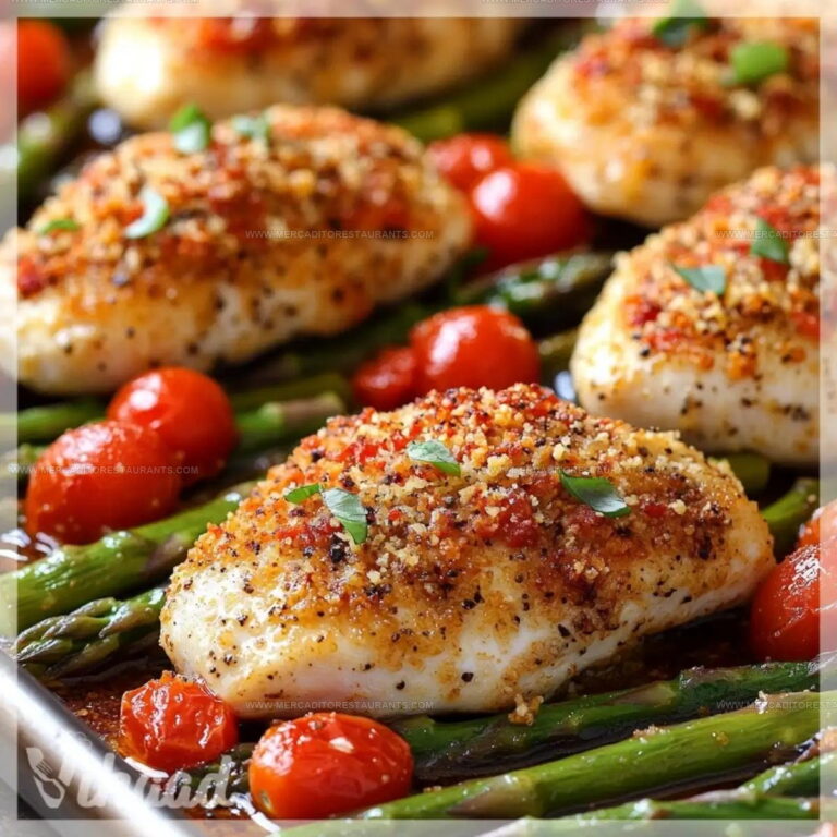 Weeknight Parmesan Crusted Chicken Sheet Pan Dinner Recipe