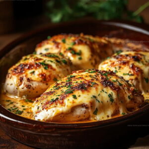 Easy Chessy Oven Baked Chicken Recipe