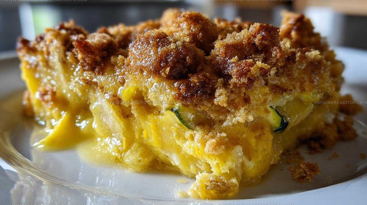 Cheesy Yellow Squash Casserole Recipe