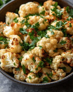 Oven Roasted Parmesan Cauliflower Recipe