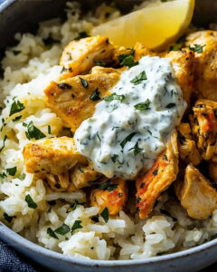 Creamy Chicken Tzatziki Rice Casserole Recipe