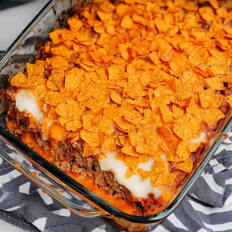 Crunchy Dorito Meatloaf Casserole Recipe