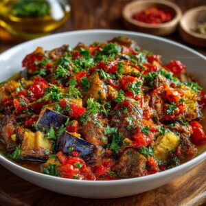 Turkish Eggplant And Lamb Casserole Recipe