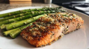 Baked Salmon with Asparagus Recipe