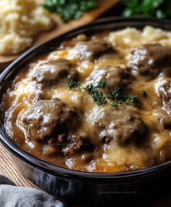 Rustic Amish Hamburger Steak Bake Recipe