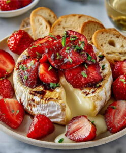 Strawberry Baked Brie Recipe