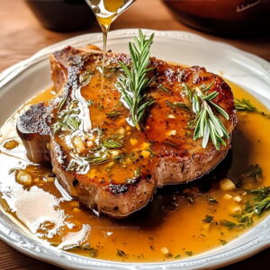 Herb Infused Smothered Baked Pork Chops Recipe