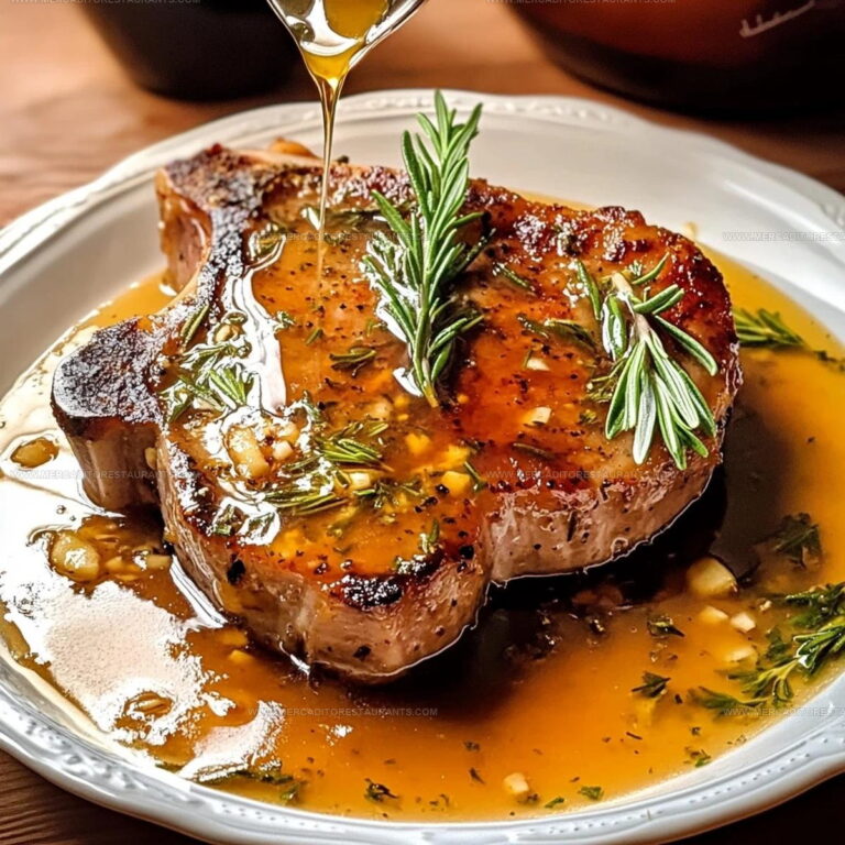 Herb Infused Smothered Baked Pork Chops Recipe