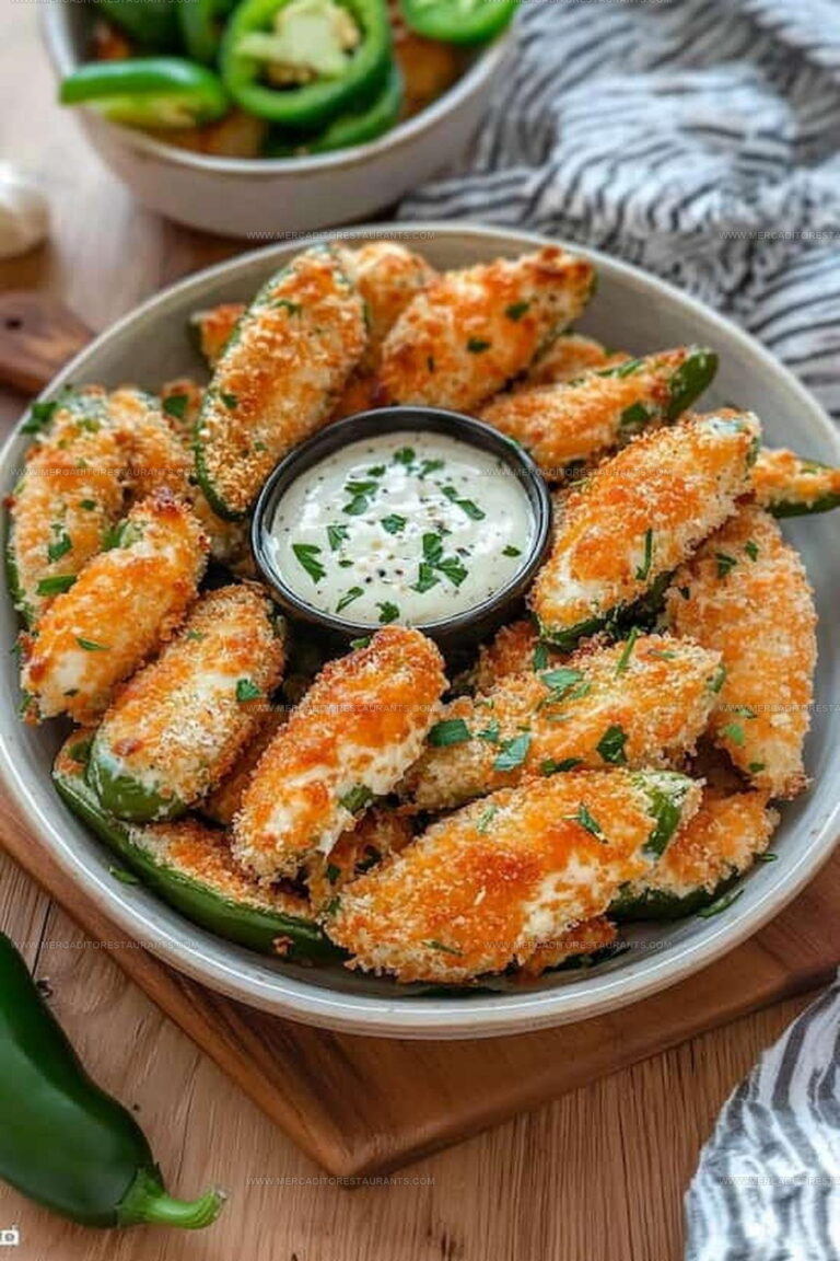 Crispy Baked Cheesy Jalapeno Poppers Recipe