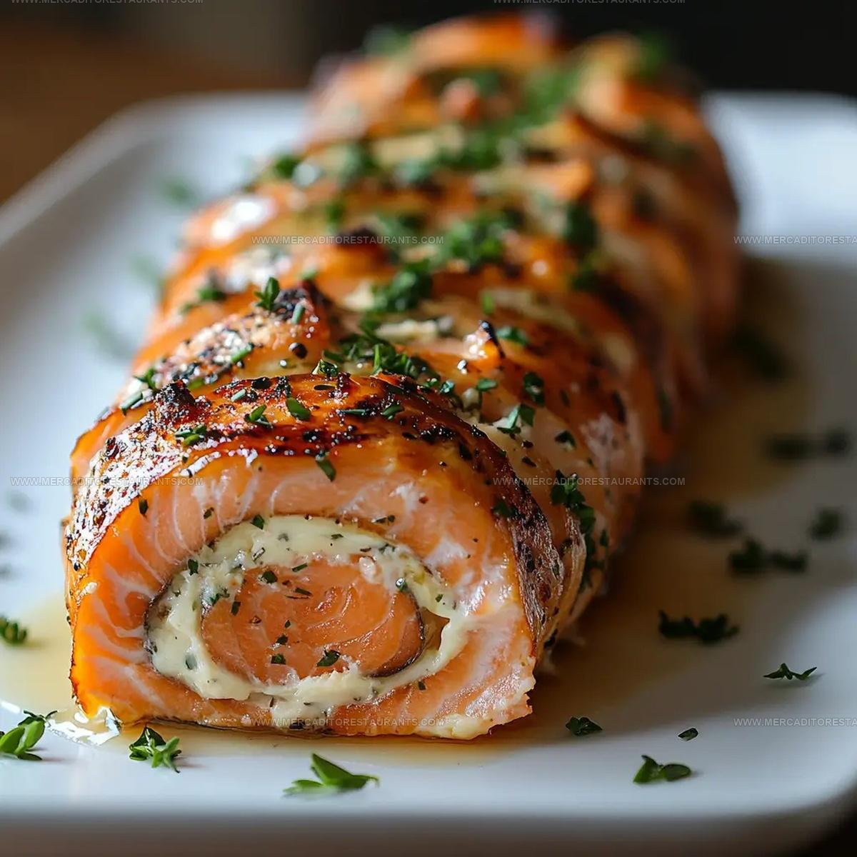 Baked Salmon Roulade Recipe