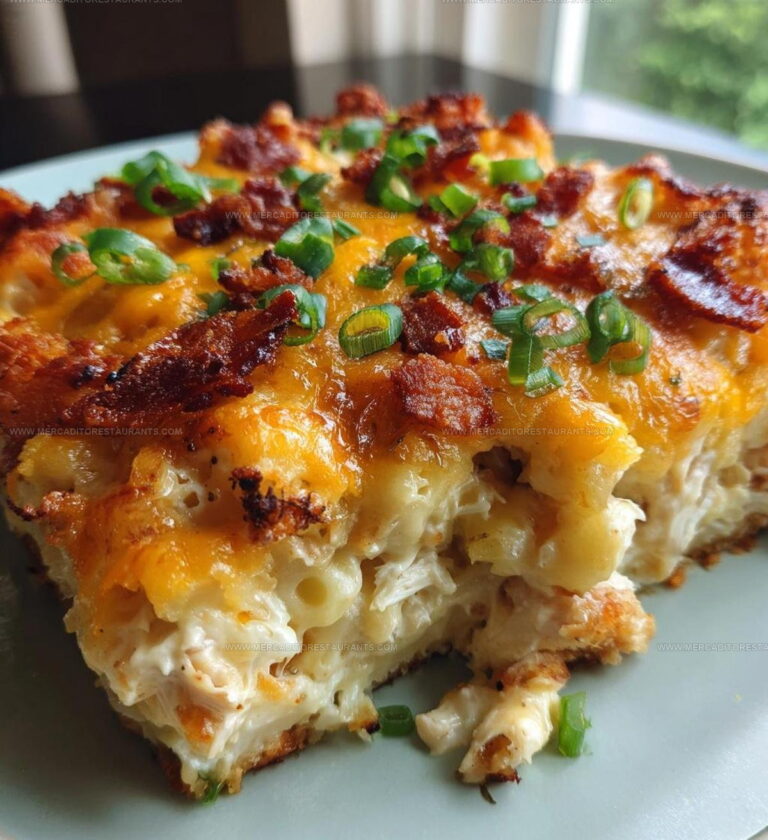 Creamy Chicken Bacon Ranch Casserole Recipe