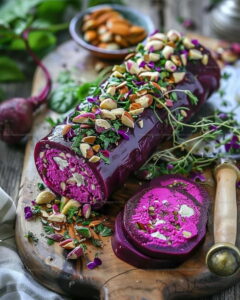 Roasted Beet and Goat Cheese Log Recipe