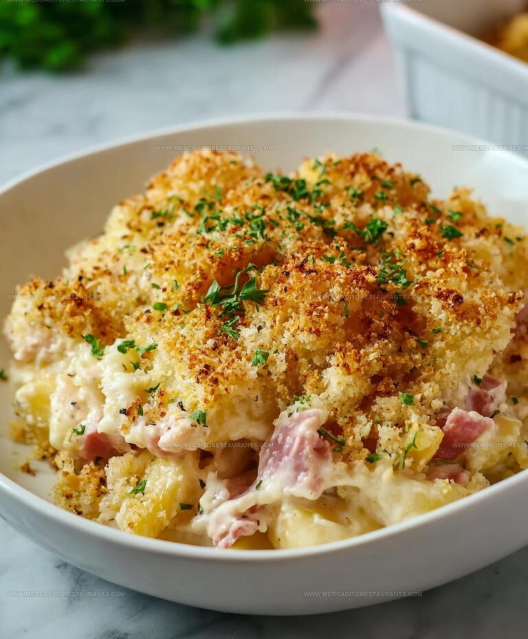 Creamy Swiss Chicken Cordon Bleu Casserole Recipe