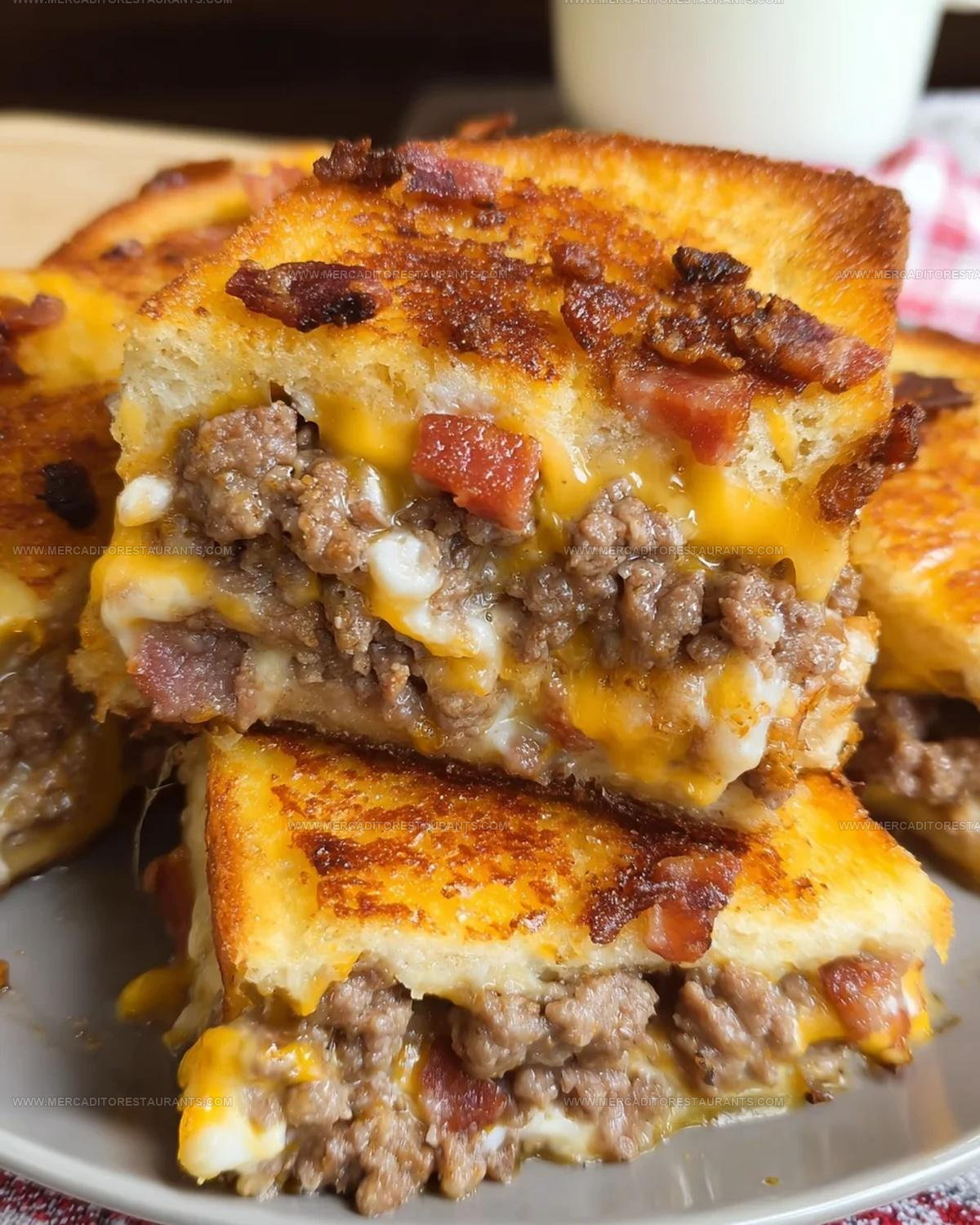 Bacon Cheeseburger Grilled Cheese Casserole Recipe
