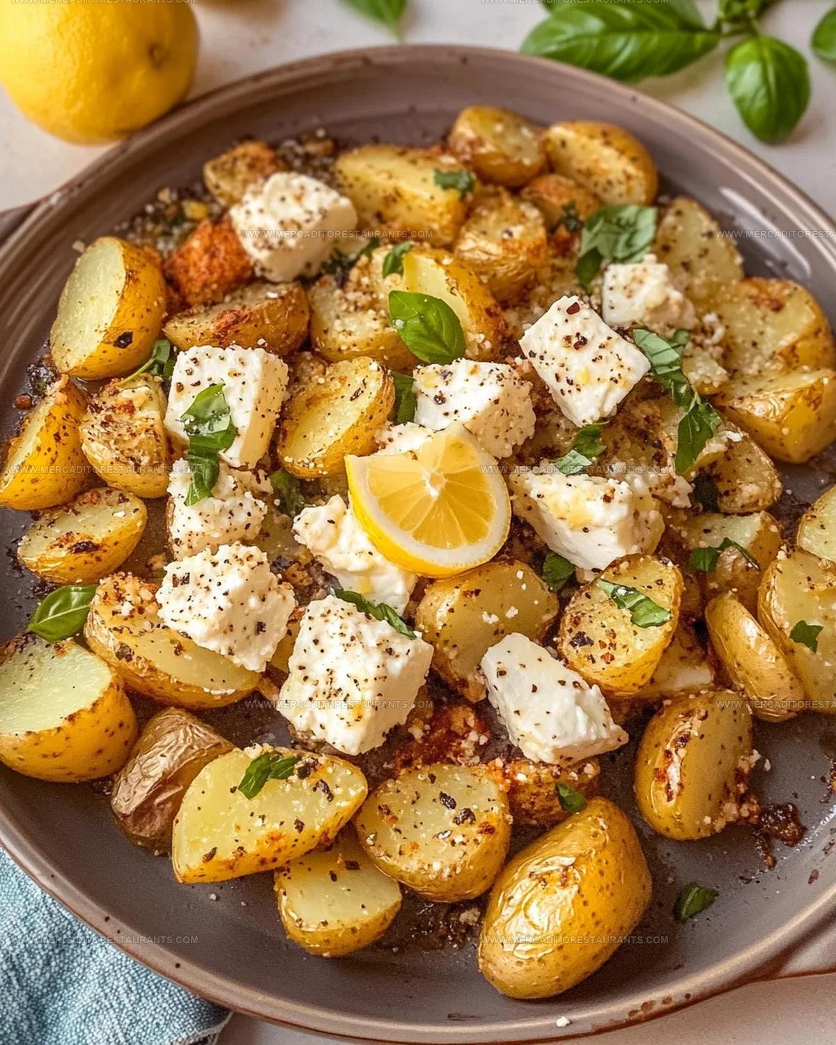 Easy Baked Feta Potatoes Recipe