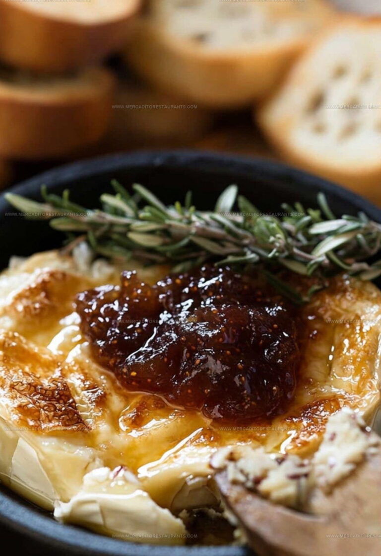 Baked Brie with Fig Jam Recipe