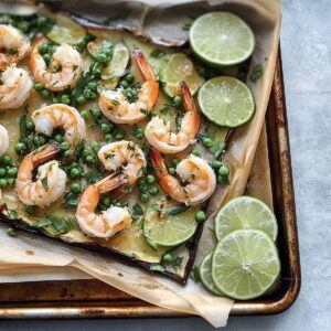 Coconut Lime Shrimp Sheet Pan Recipe
