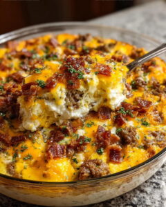 Hearty Ranch Bacon Crack Breakfast Casserole Recipe