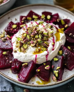 Whipped Feta with Roasted Beets & Pistachios Recipe