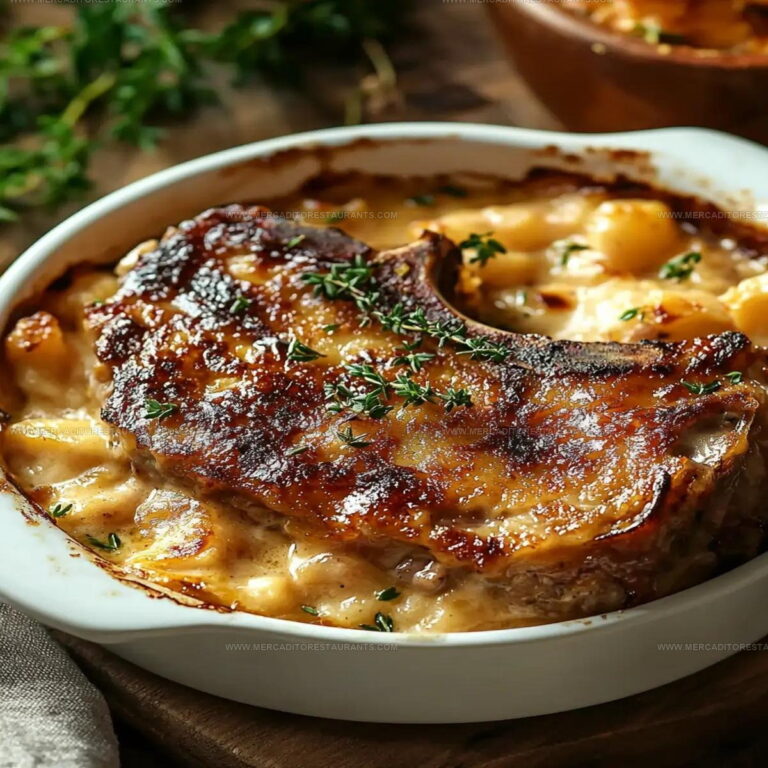 Savory Pork Chop Potato Casserole Recipe